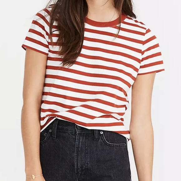Madewell Northside Vintage Tee in Sid Stripe - Picture 3 of 3